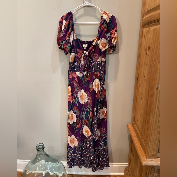 band of the free Dresses & Skirts - Band of the Free Purple Wrap Dress